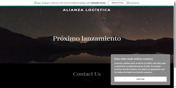 Screenshot of alianza-logistic.com