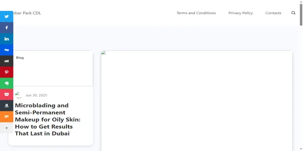 Screenshot of amber-park-cdl.com