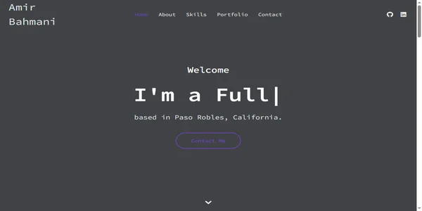 Screenshot of amir-bahmani.com