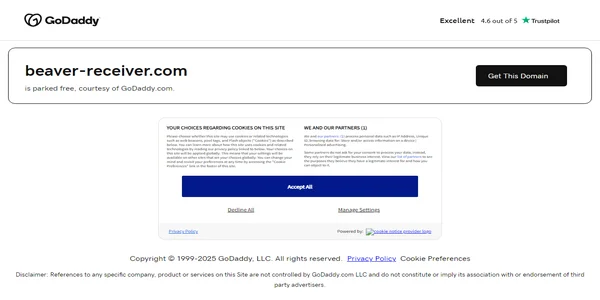 Screenshot of beaver-receiver.com