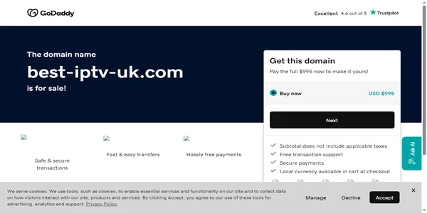 Screenshot of best-iptv-uk.com