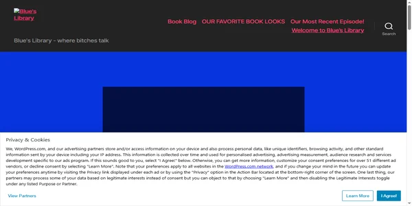 Screenshot of blues-library.com