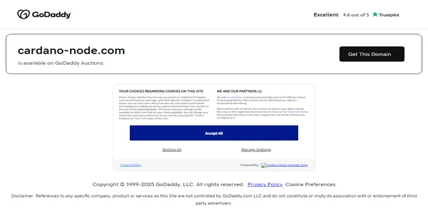 Screenshot of cardano-node.com