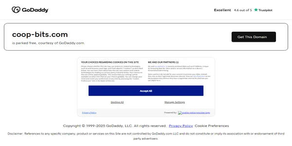 Screenshot of coop-bits.com