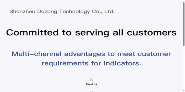 Screenshot of dezong-studio.com