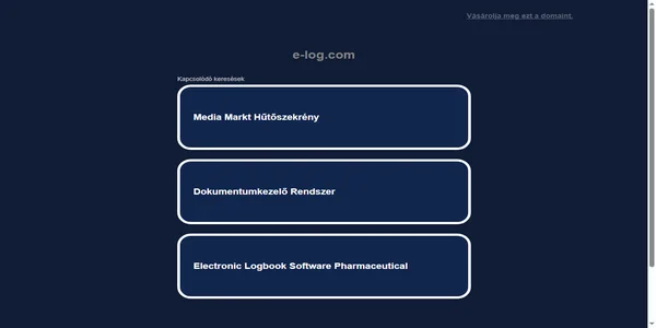 Screenshot of e-log.com