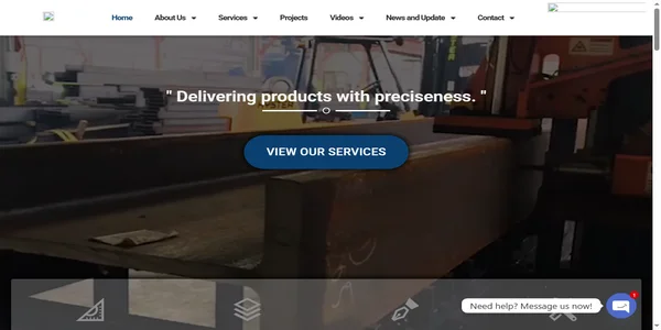 Screenshot of elite-steel.com