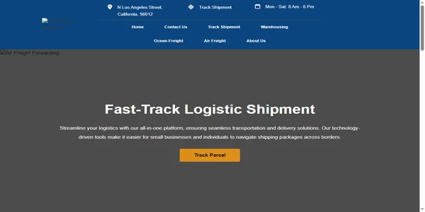Screenshot of fast-tracklogistic.com