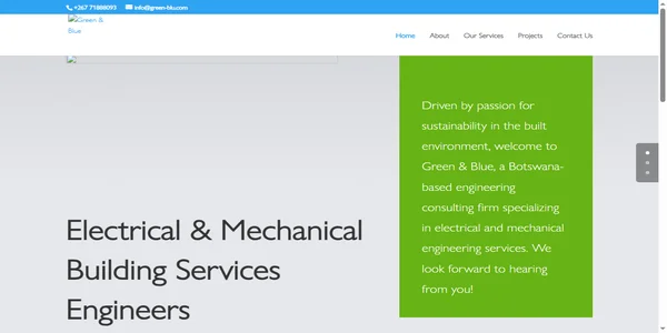 Screenshot of green-blu.com