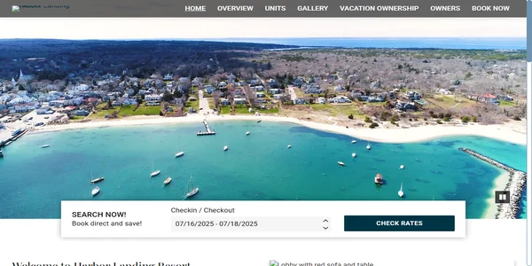Screenshot of harbor-landing.com