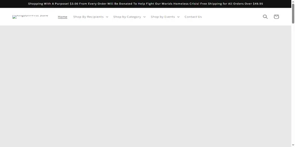 Screenshot of kingdom-first.com