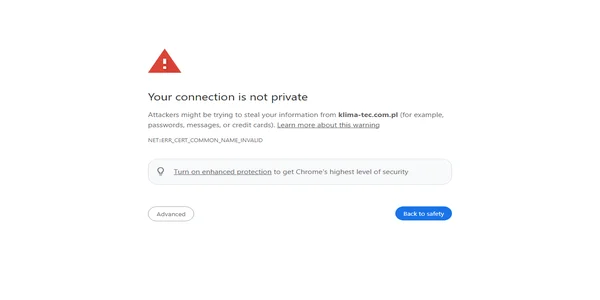Screenshot of klima-tec.com.pl