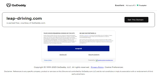 Screenshot of leap-driving.com