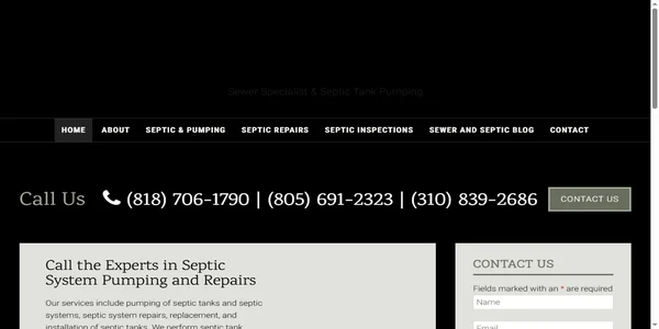 Screenshot of michaelpenta-plumbing.com
