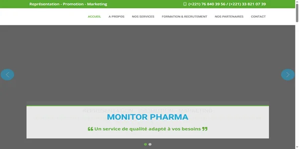 Screenshot of monitor-pharma.com