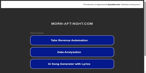 Screenshot of morn-aft-nght.com