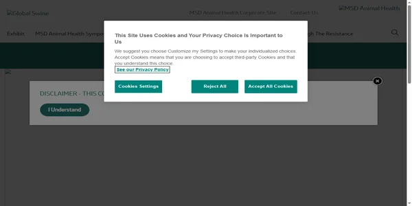 Screenshot of msd-animal-health-ruminants.com