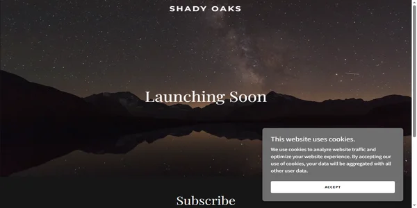 Screenshot of shady-oaks.com