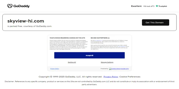 Screenshot of skyview-hi.com