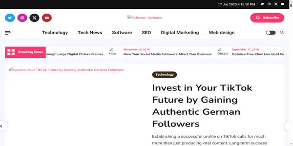 Screenshot of software-technics.com