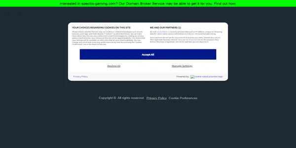 Screenshot of spectiis-gaming.com