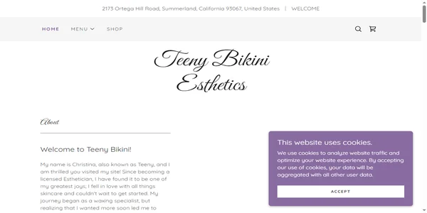 Screenshot of teeny-bikini.com