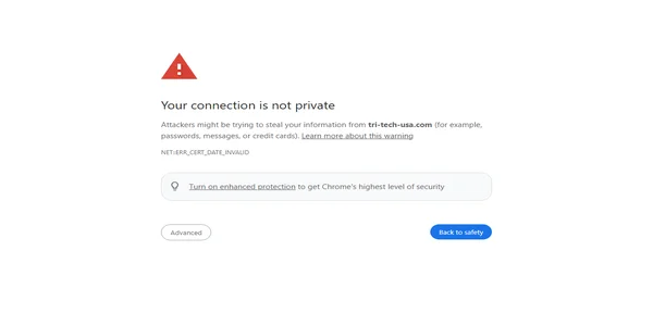 Screenshot of tri-tech-usa.com