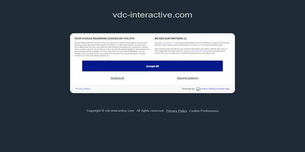 Screenshot of vdc-interactive.com