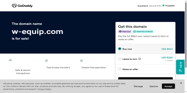 Screenshot of w-equip.com