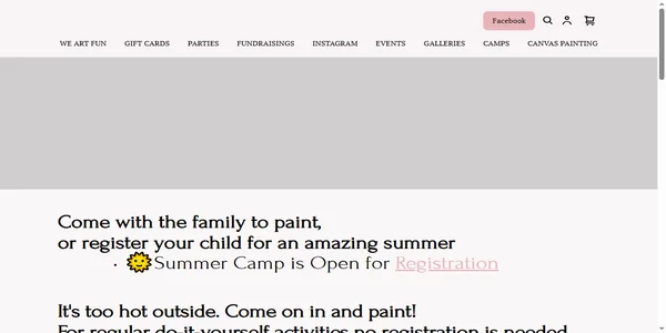 Screenshot of we-art-fun.com