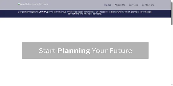Screenshot of wealth-freedom.com