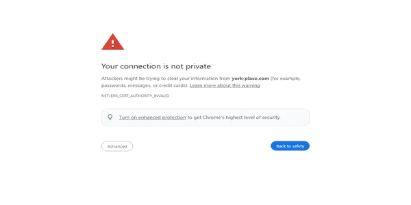 Screenshot of york-place.com